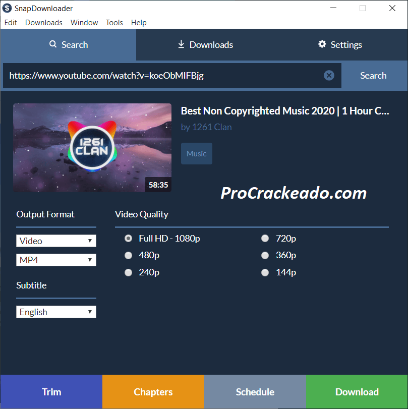 SnapDownloader 1.14.4 Crack+ License Key 2023