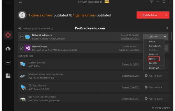 Driver Booster Pro 11.0.0.21 Serial Key + Crackeado 2023 [PT-BR]