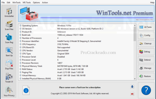 WinTools.net Premium 25.1 Crackeado + License Key Baixar 2024