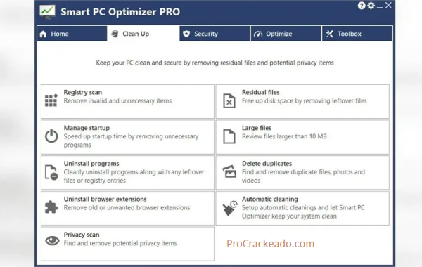 Smart PC Optimizer PRO Crackeado Download grátis 2024 